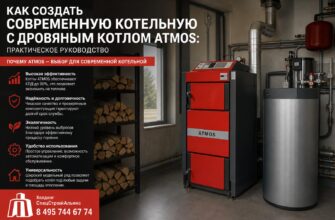 Как создать современную котельную с дровяным котлом Atmos
