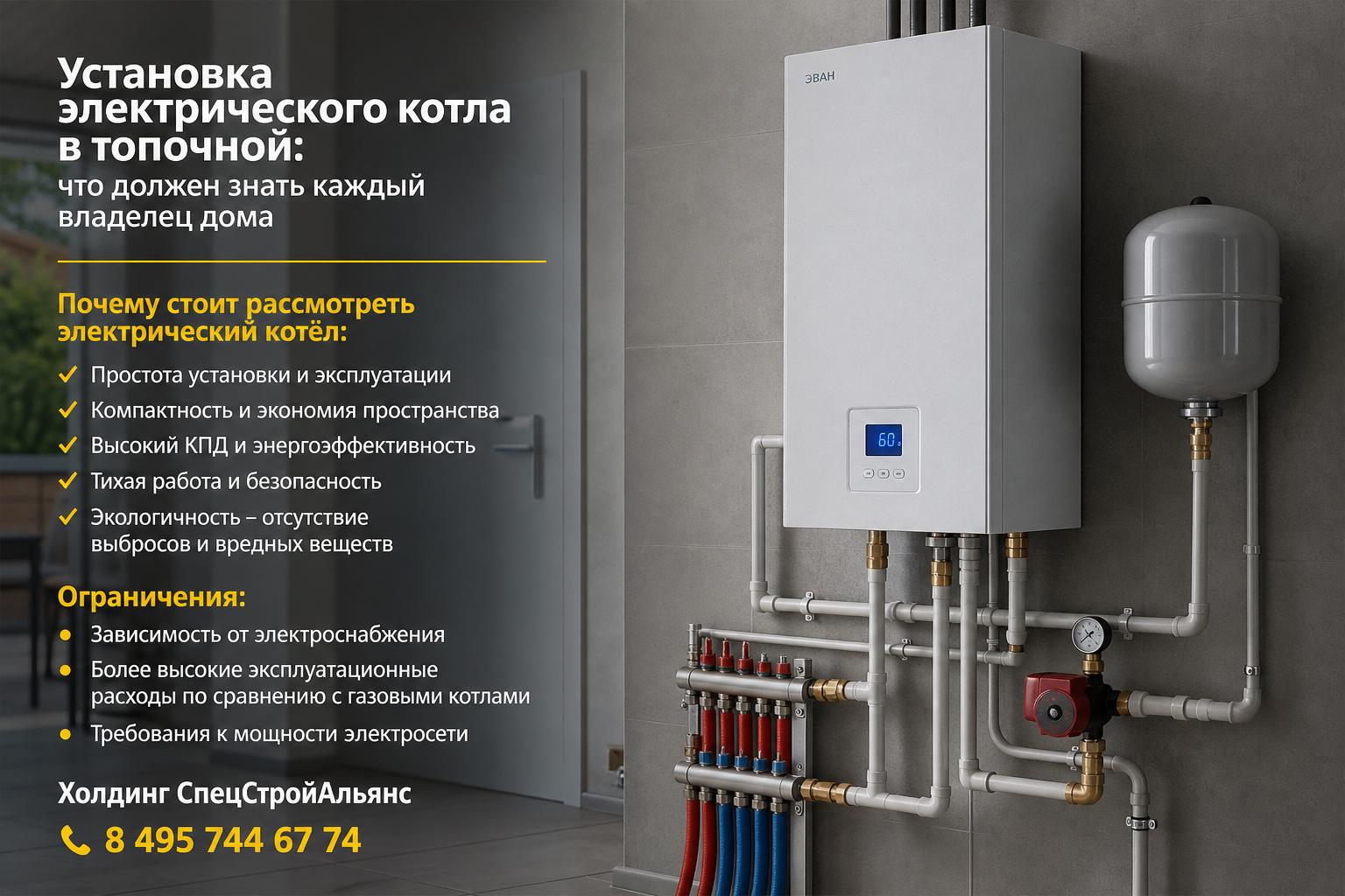 Почему стоит рассмотреть электрический котёл: плюсы и ограничения Почему стоит рассмотреть электрический котёл: плюсы и ограничения