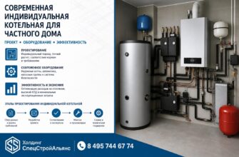 Современная индивидуальная котельная для частного дома