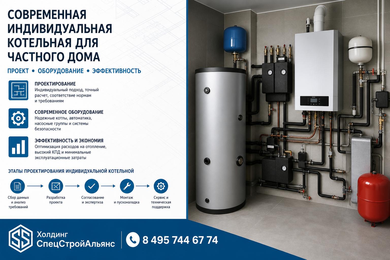 Проектирование индивидуальной котельной: этапы и требования