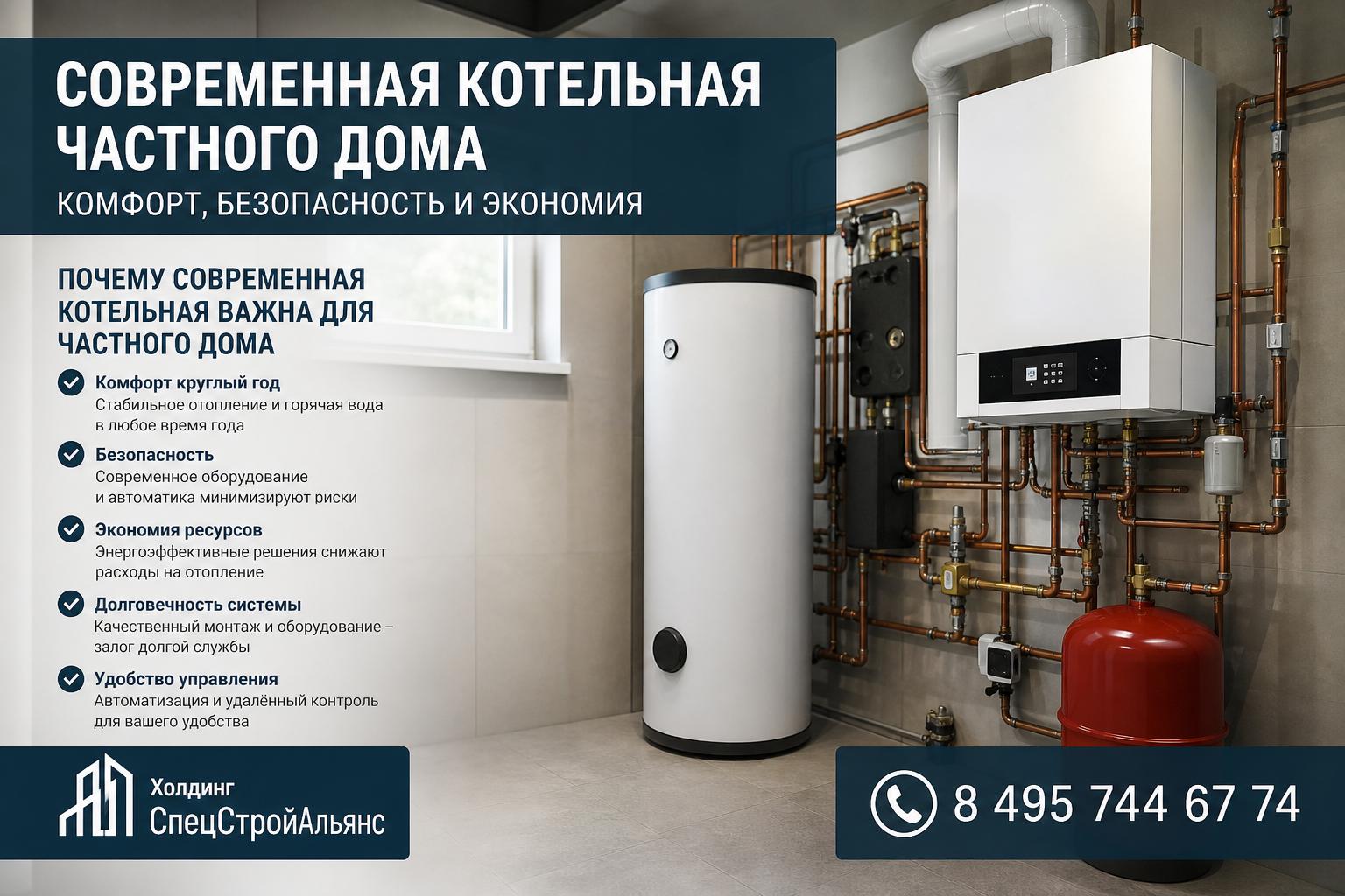 Почему современная котельная важна для частного дома
