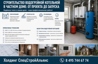 Строительство водогрейной котельной в частном доме