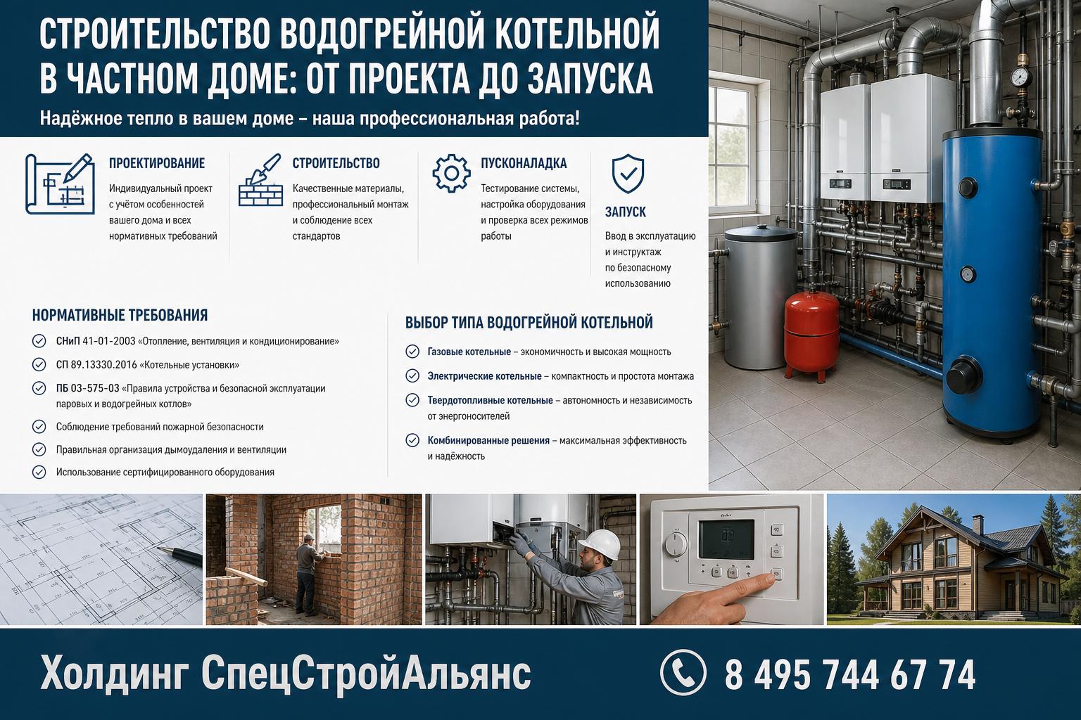 Нормативные требования и выбор типа водогрейной котельной