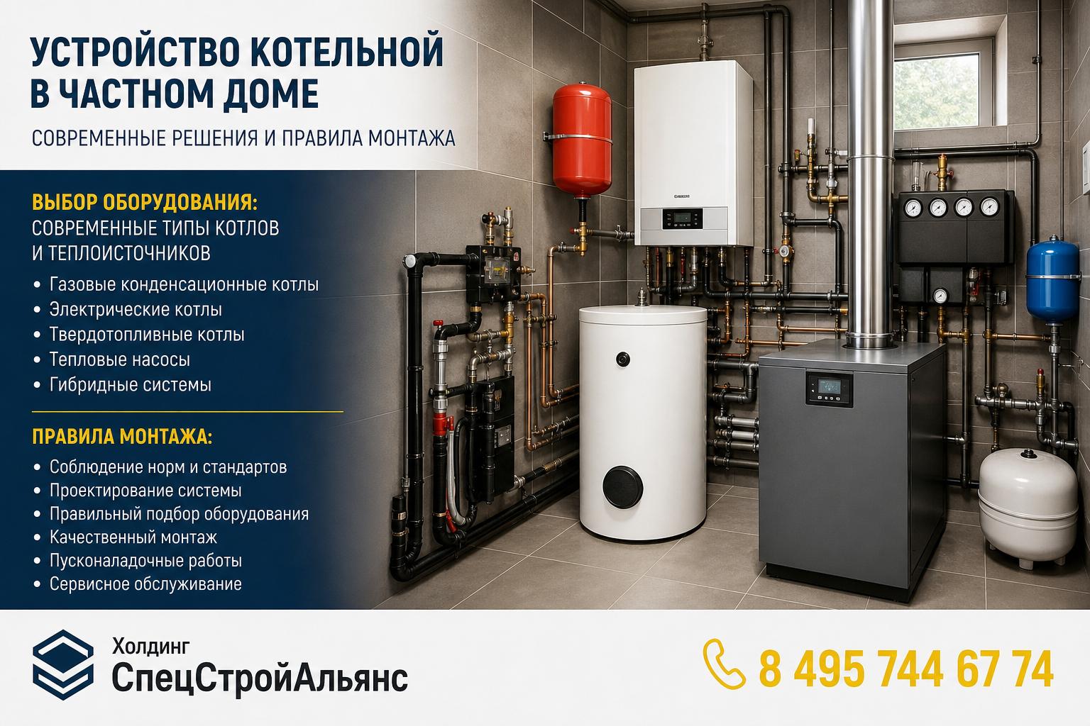 Выбор оборудования: современные типы котлов и теплоисточников