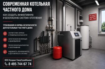 Современная котельная частного дома: как создать эффективную и безопасную систему отопления