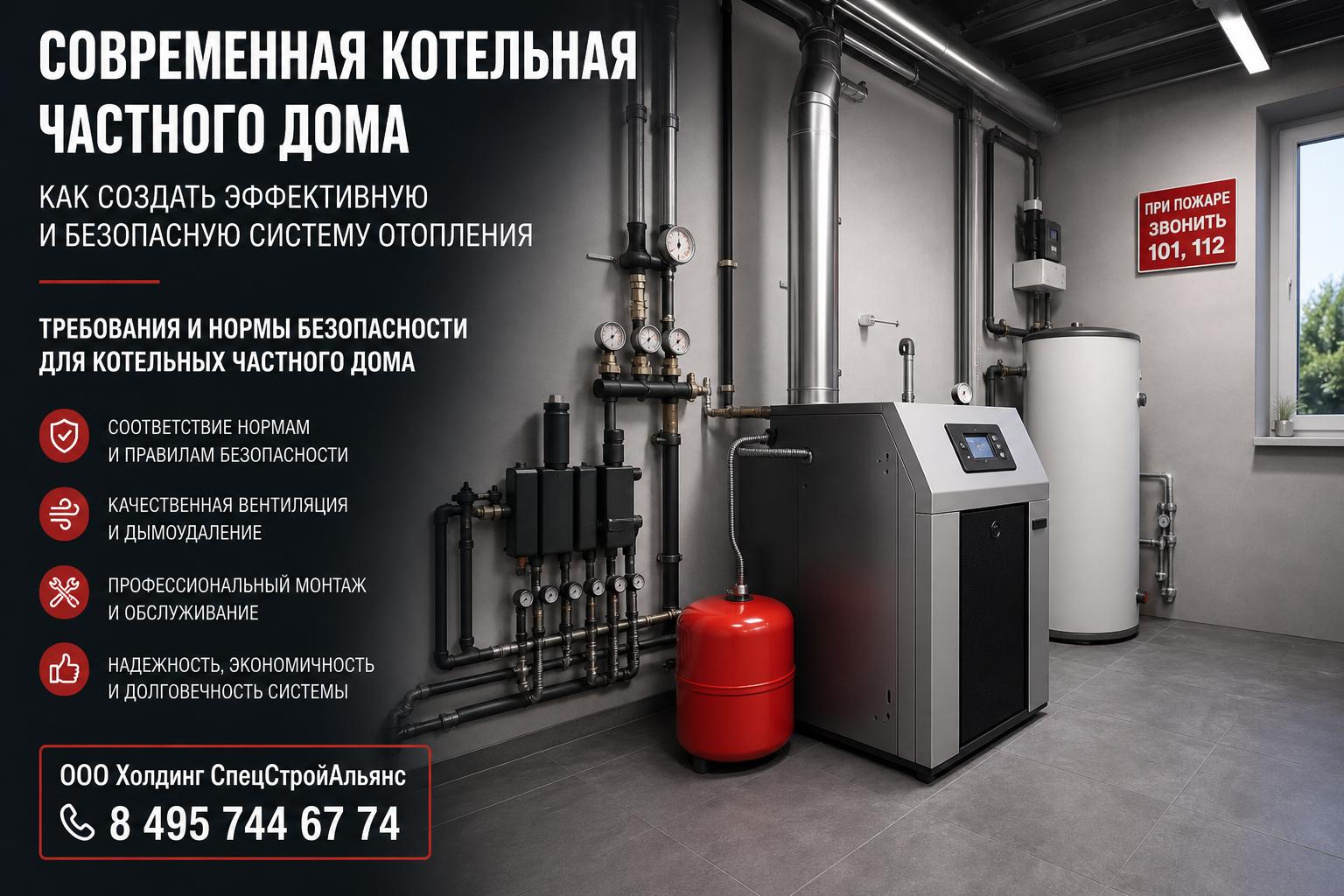 Требования и нормы безопасности для котельных частного дома
