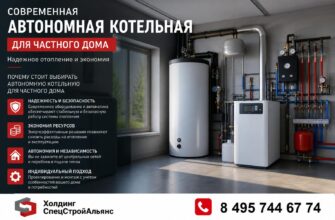 Современная автономная котельная для частного дома: надежное отопление
