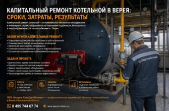 Капитальный ремонт котельной в Верея
