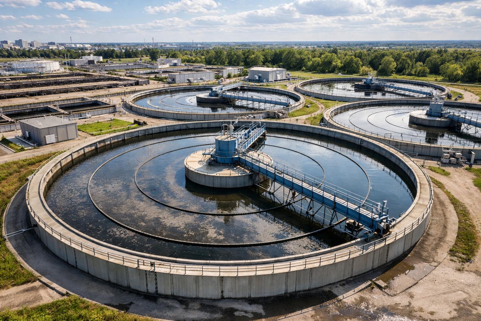Почему радиальные отстойники — настоящая революция в очистке сточных вод