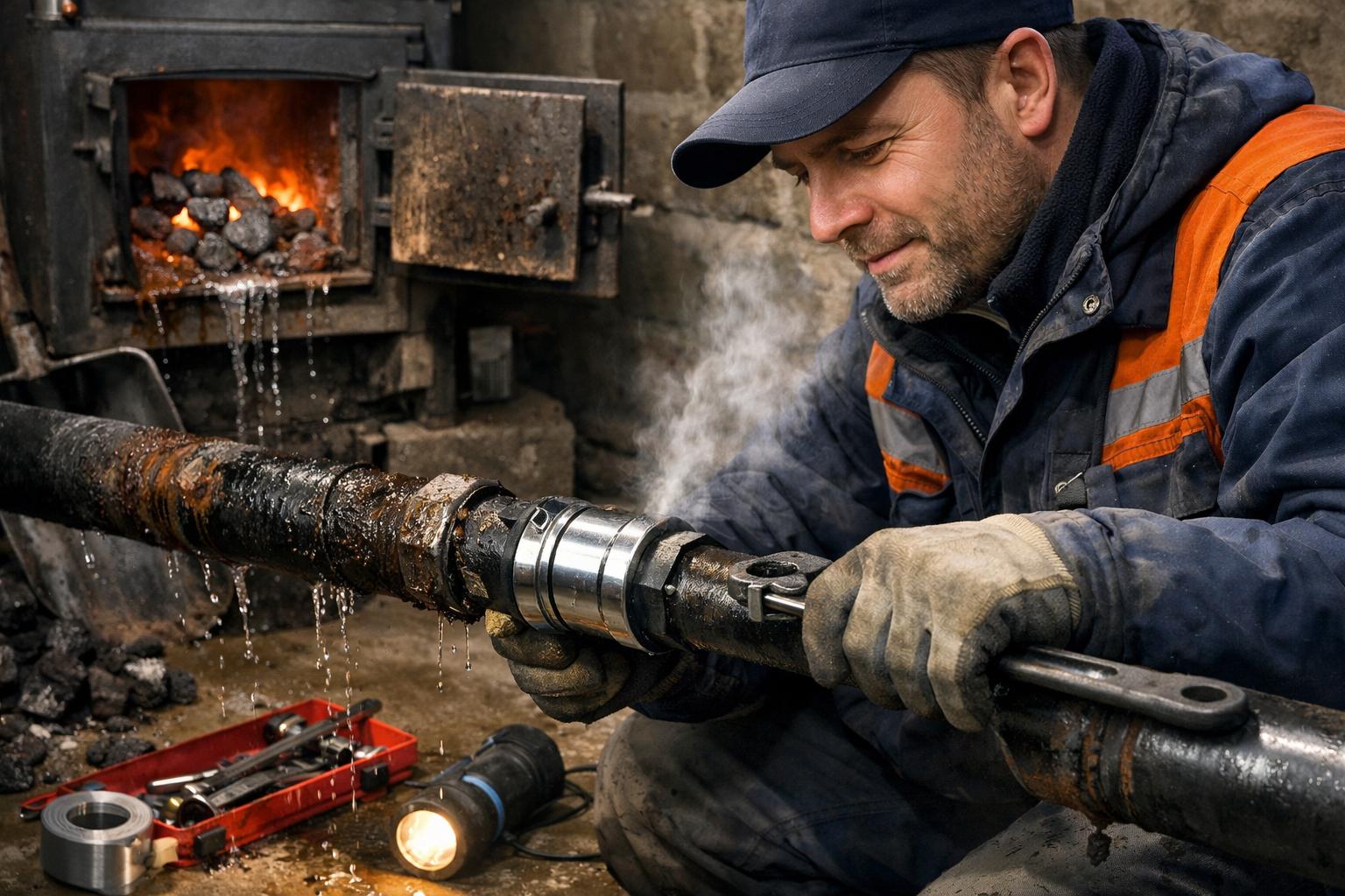 Верните тепло за один выезд — срочный ремонт труб угольного отопления для частного дома Верните тепло за один выезд — срочный ремонт труб угольного отопления для частного дома