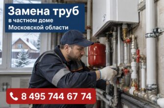 Ремонт труб по всей Московской области: устраняем протечки и меняем аварийные участки за 1 выезд