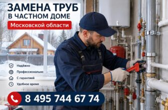 Замена труб в частном доме Московской области: от поиска скрытой течи до работающей системы без сюрпризов