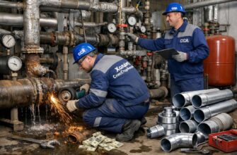 Ремонт труб: реальная цена обслуживания котельной