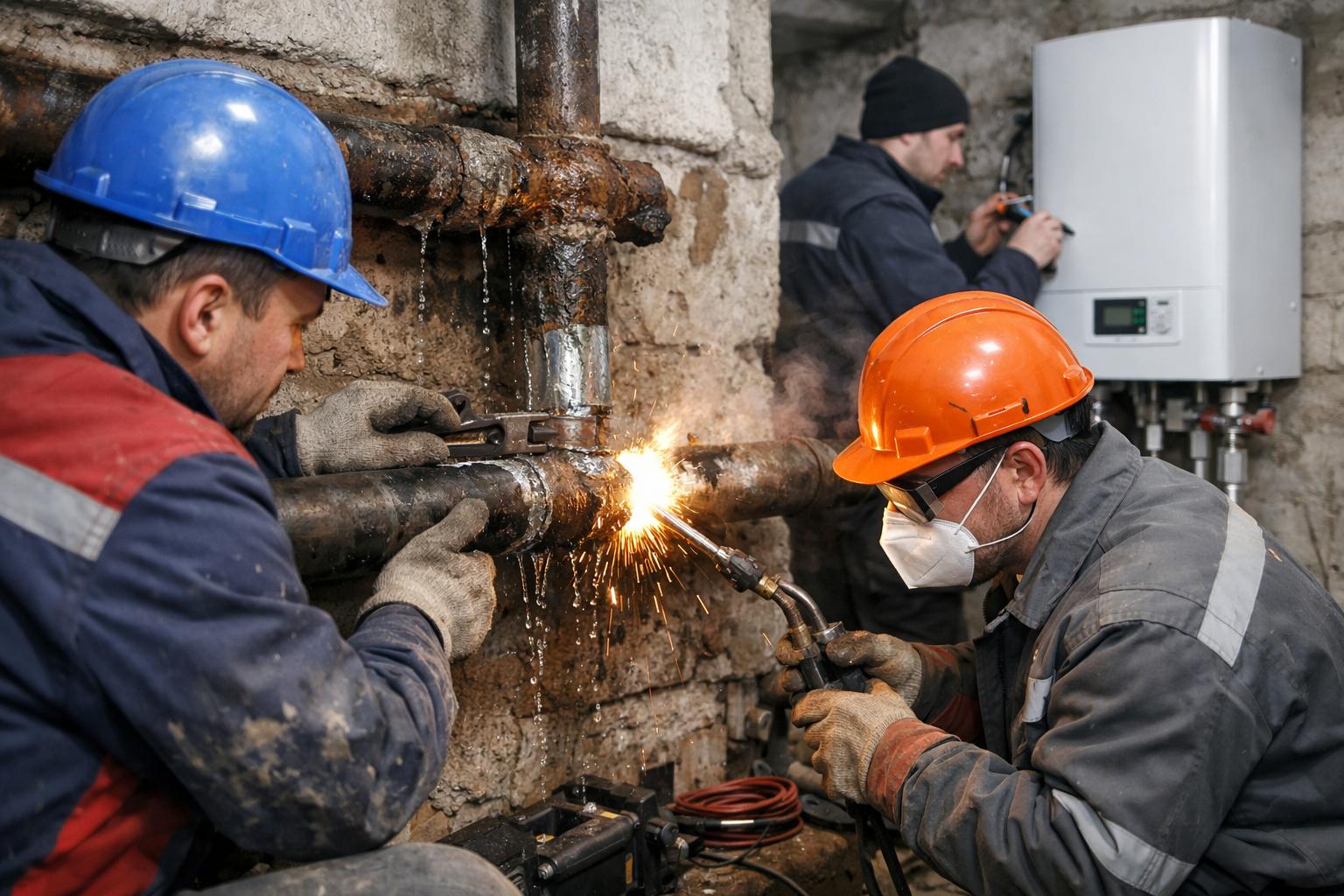 Экстренная помощь при перебоях газа — Ремонт труб от ООО Холдинг СпецСтройАльянс Экстренная помощь при перебоях газа — Ремонт труб от ООО Холдинг СпецСтройАльянс