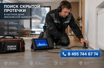 Поиск скрытой протечки в частном доме Московской области: ремонт труб без гадания и лишних разрушений