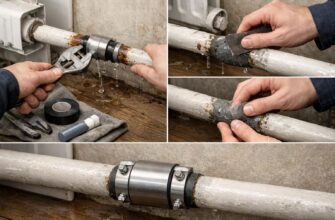 Течь в отоплении? Ремонт трубы отопления своими руками