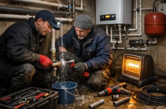 Ремонт труб в загородном доме с электрическим отоплением