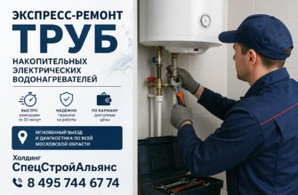 Экспресс-ремонт труб накопительных электрических водонагревателей