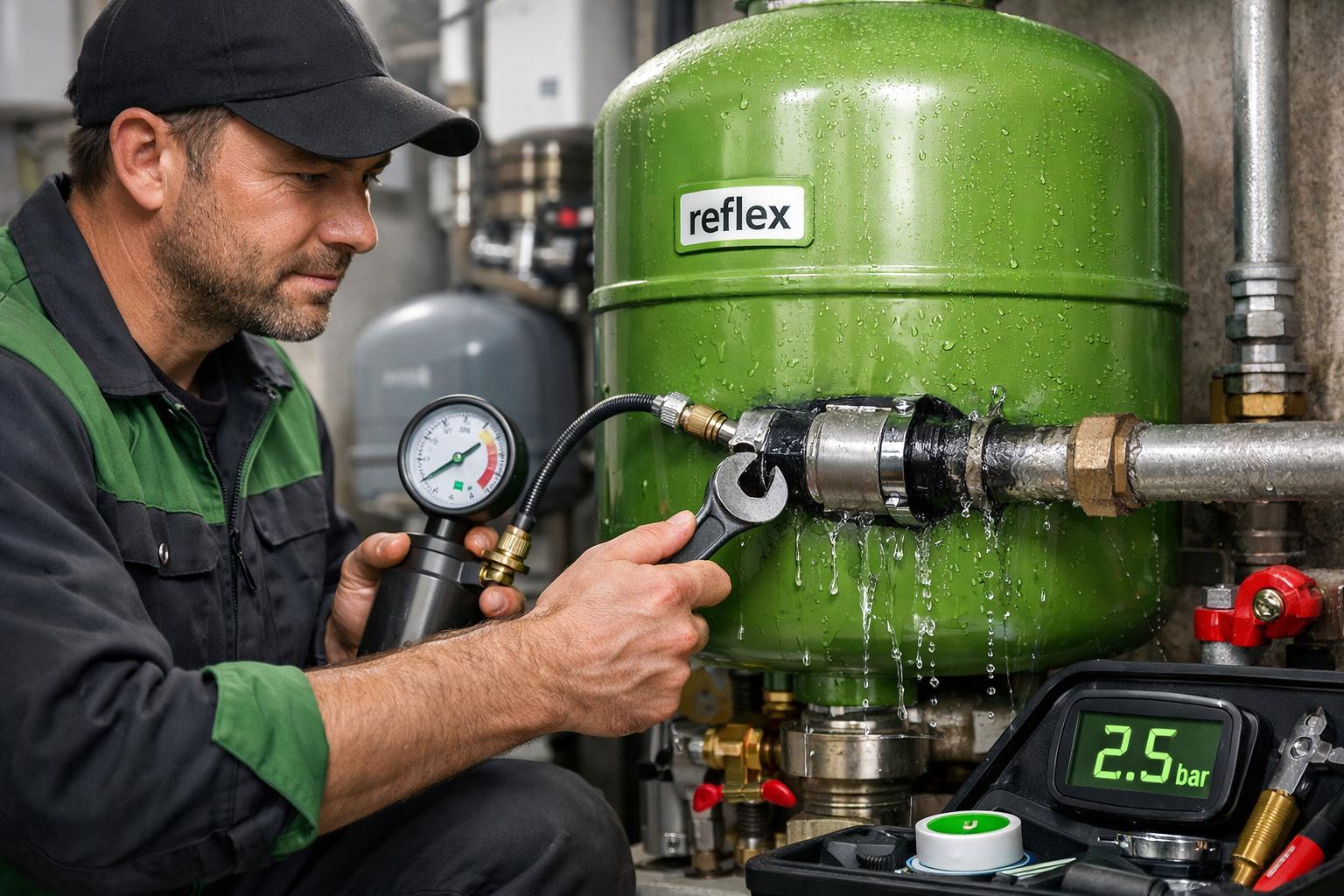 Экспресс-ремонт гидроаккумулятора Reflex — верните давление за один визит!