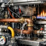 Течь в трубах газового котла? Срочный ремонт