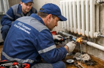 Ремонт труб радиаторного отопления: устраните течь за один день