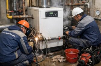 Аварийный ремонт труб котельной