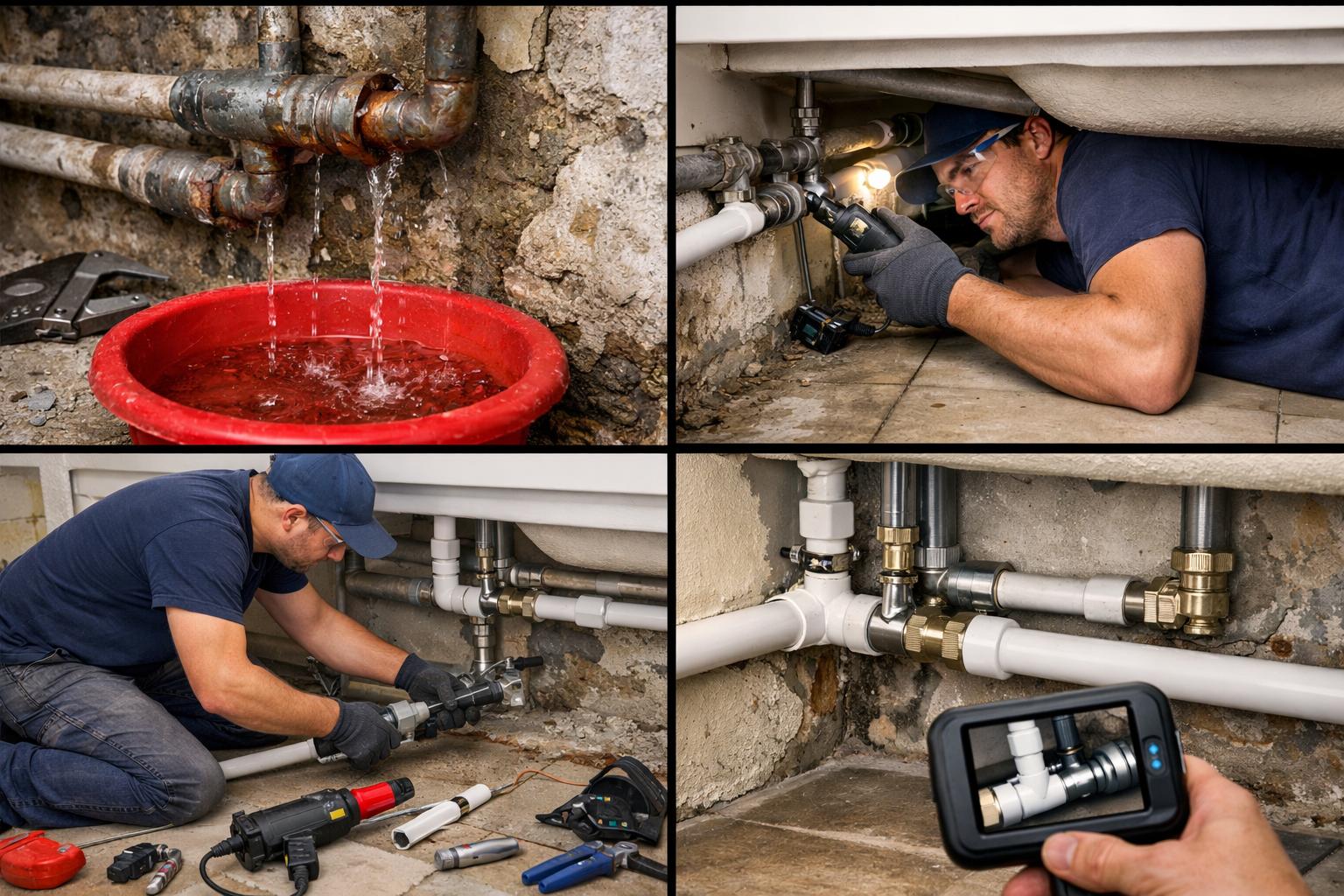 Быстрый ремонт за 1 день — как мы устраняем протечки в ванной частного дома Быстрый ремонт за 1 день — как мы устраняем протечки в ванной частного дома