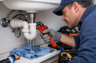 Ремонт труб умывальника