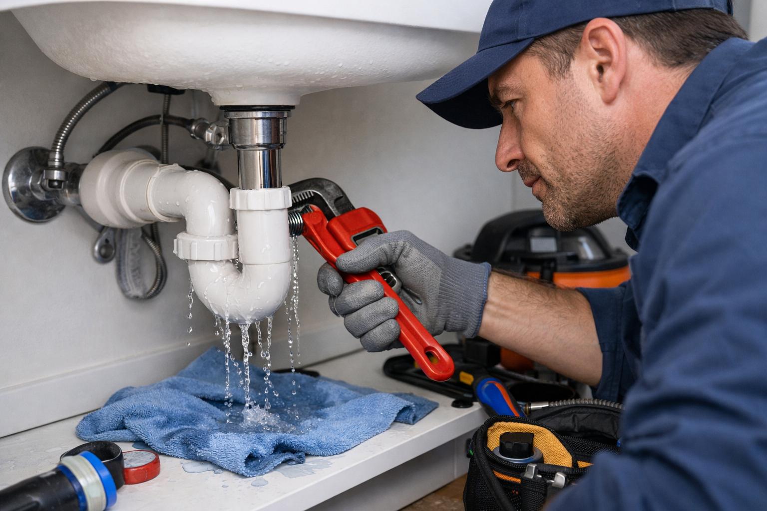 Экстренный выезд мастера: устраняем протечку умывальника за 60 минут Экстренный выезд мастера: устраняем протечку умывальника за 60 минут