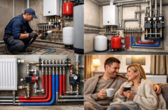 Ремонт труб: проверенные схемы разводки отопления