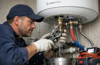 Ремонт труб водонагревателя Ariston