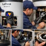Ремонт труб бойлера LaPesa GX-200-D
