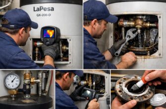 Ремонт труб бойлера LaPesa GX-200-D