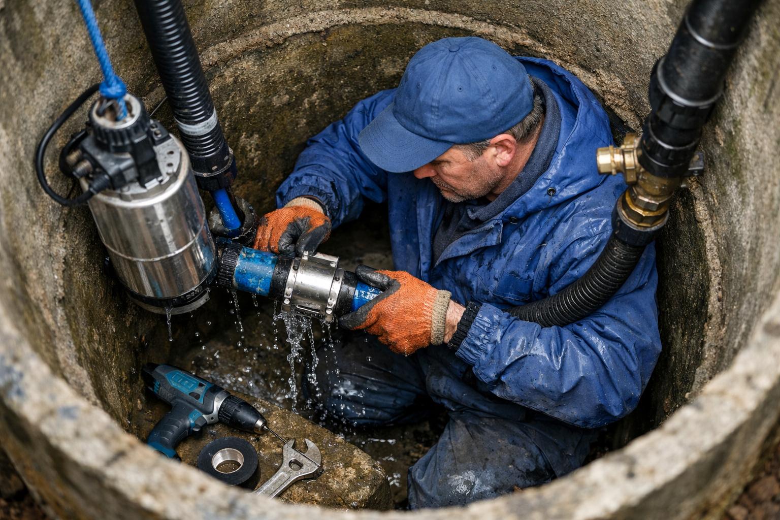 Срочный ремонт трубы в колодце — восстановим водоснабжение за часы!