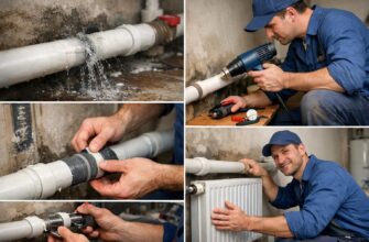 Ремонт пластиковых труб отопления: простые способы