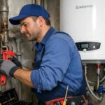 Ремонт труб и водонагревателя Ariston