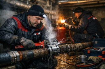 Экстренный ремонт труб Wolf