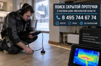 Как мы находим невидимую течь и спасаем дом от скрытого потопа в Московской области