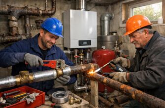 Ремонт труб котельной дачного дома