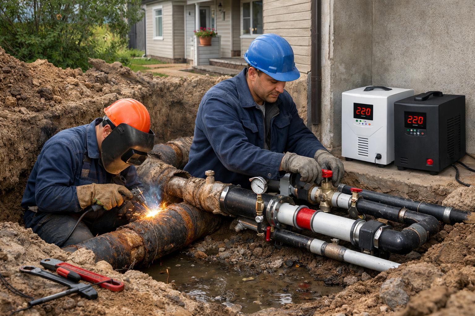 Комплексный ремонт труб отопления и водоснабжения — быстро и качественно Комплексный ремонт труб отопления и водоснабжения — быстро и качественно