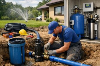 Ремонт труб: автономное водоснабжение дома под ключ