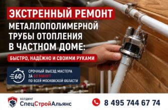 Спасаем водоснабжение: быстрый и надёжный ремонт труб Uponor в частном доме