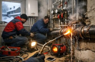 Срочный ремонт труб автономного отопления