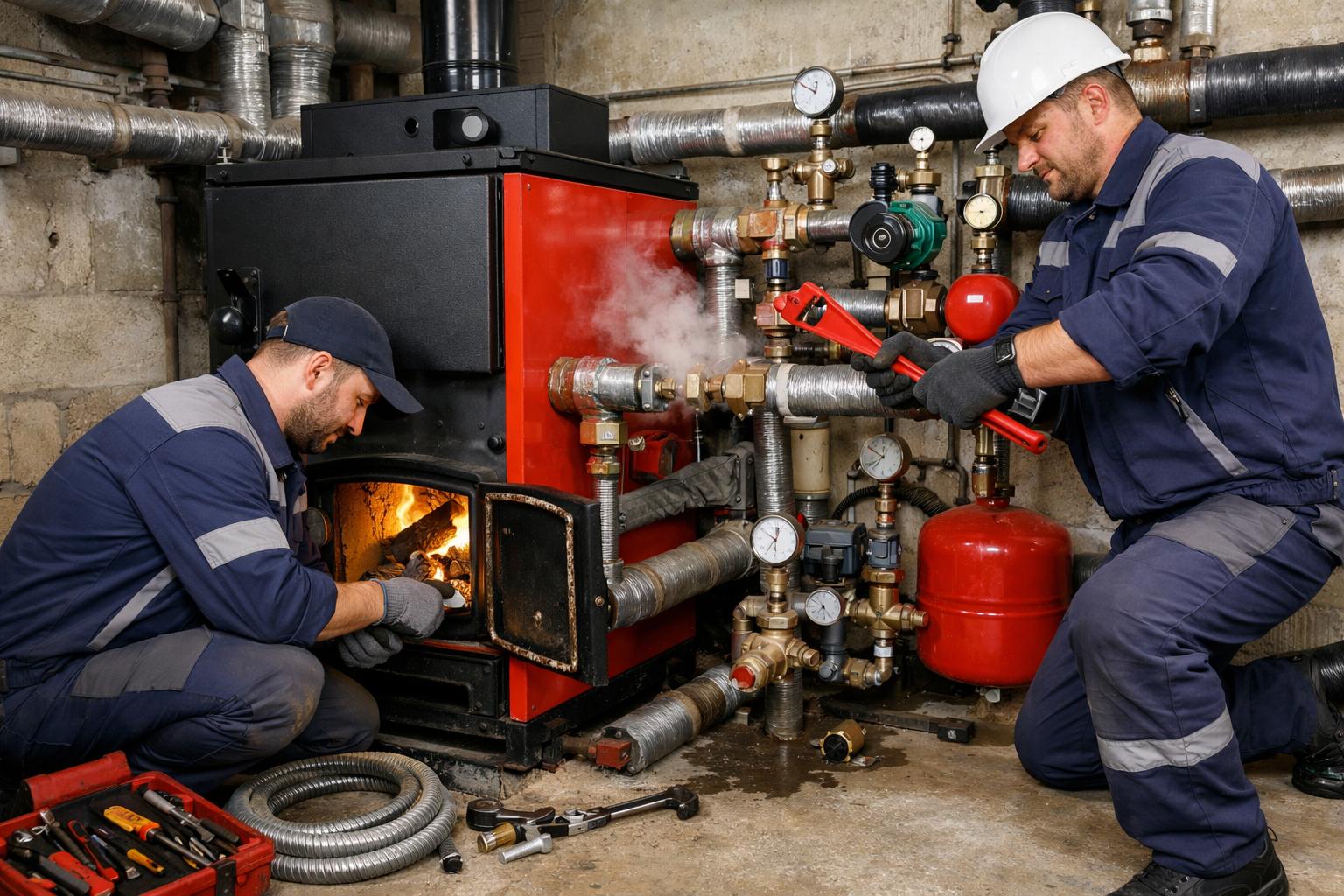 Ремонт труб котельной: напольный дровяной котел — доверьте работу профессионалам ООО Холдинг СпецСтройАльянс Ремонт труб котельной: напольный дровяной котел — доверьте работу профессионалам ООО Холдинг СпецСтройАльянс