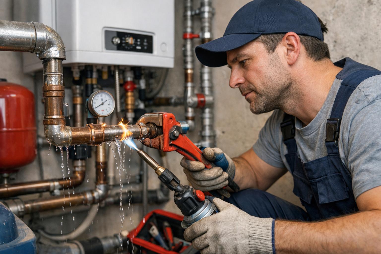 Ремонт труб котельной: автономного отопления частного дома — выезд в день обращения