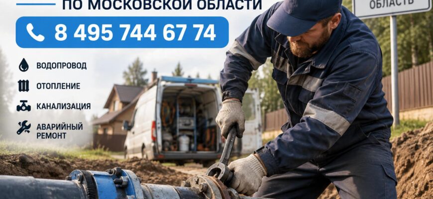 Ремонт труб по Московской области: устраняем протечки и меняем аварийные участки за 1 выезд