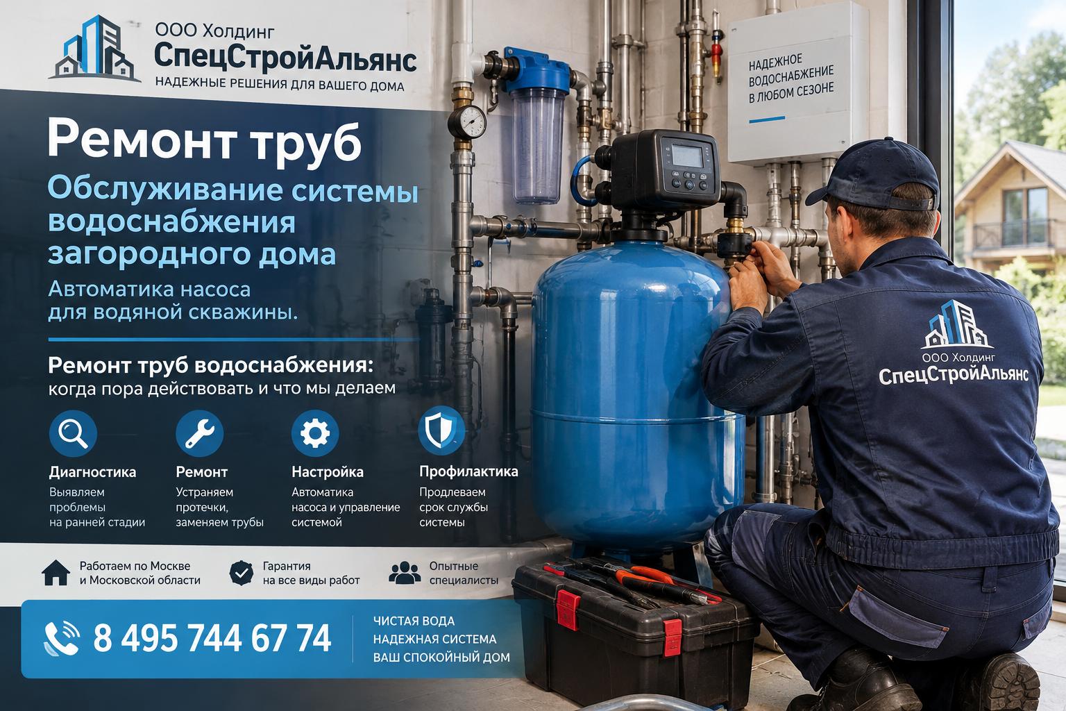 Ремонт труб водоснабжения: когда пора действовать и что мы делаем Ремонт труб водоснабжения: когда пора действовать и что мы делаем