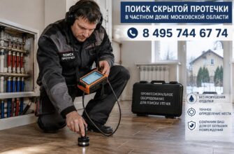 Когда стена заговорила: личный опыт поиска скрытой протечки в частном доме Московской области