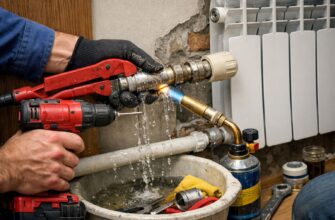 Быстрый и надёжный ремонт труб радиатора отопления в частном доме