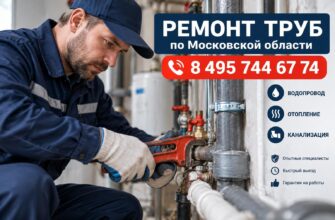 Ремонт труб по всей Московской области: устраняем протечки и меняем аварийные участки за 1 выезд